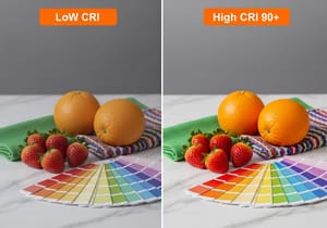 Различия в цветах при разном освещении